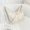 Retro versatile lazy tote bag women's large-capacity lightweight cloth bag shoulder messenger bag casual commuter bag