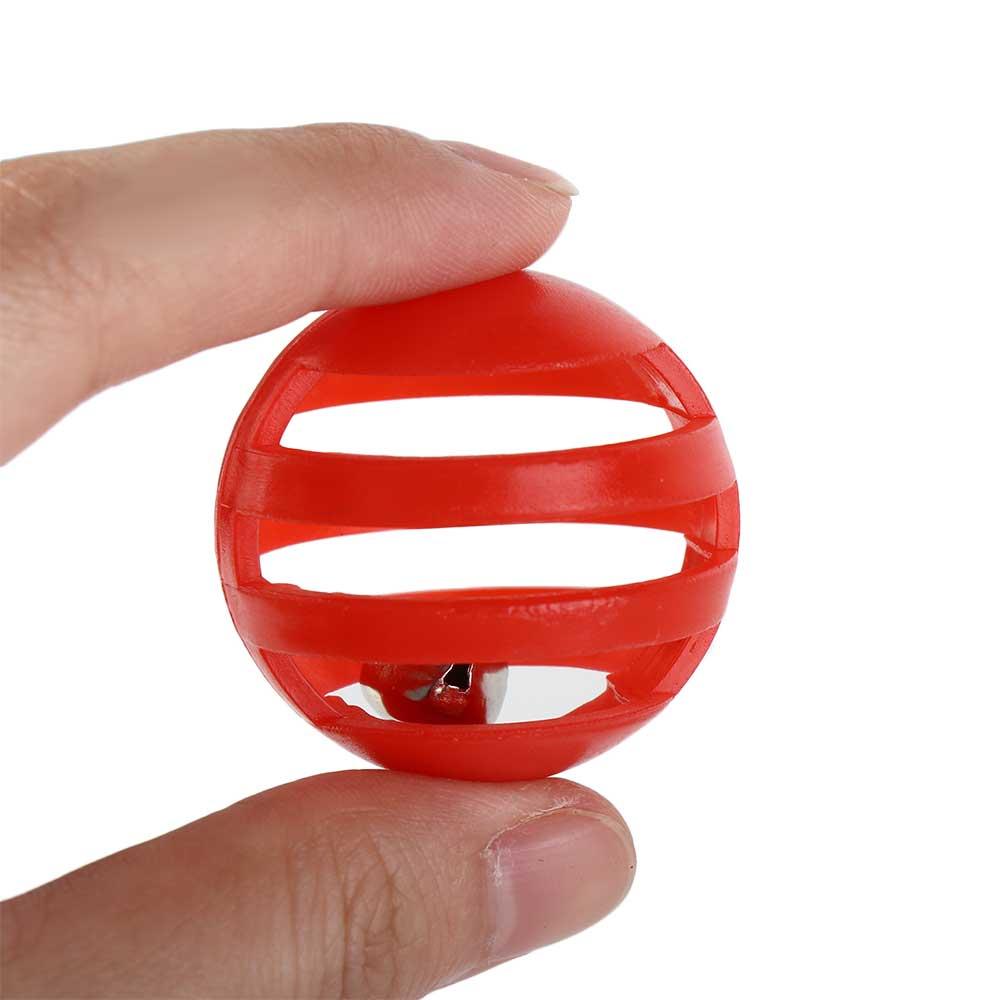 Plastic Chasing Cat Toys Ball Interactive Jingle Ball Cat Toys Cat Bell Ball Toy  Relieve Boredom