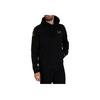 Emporio Armani Embroidered Fleece Hooded Long Sleeve Sweatshirt Men sweatshirt Black Gold 8NPM08-PJ07Z-1203
