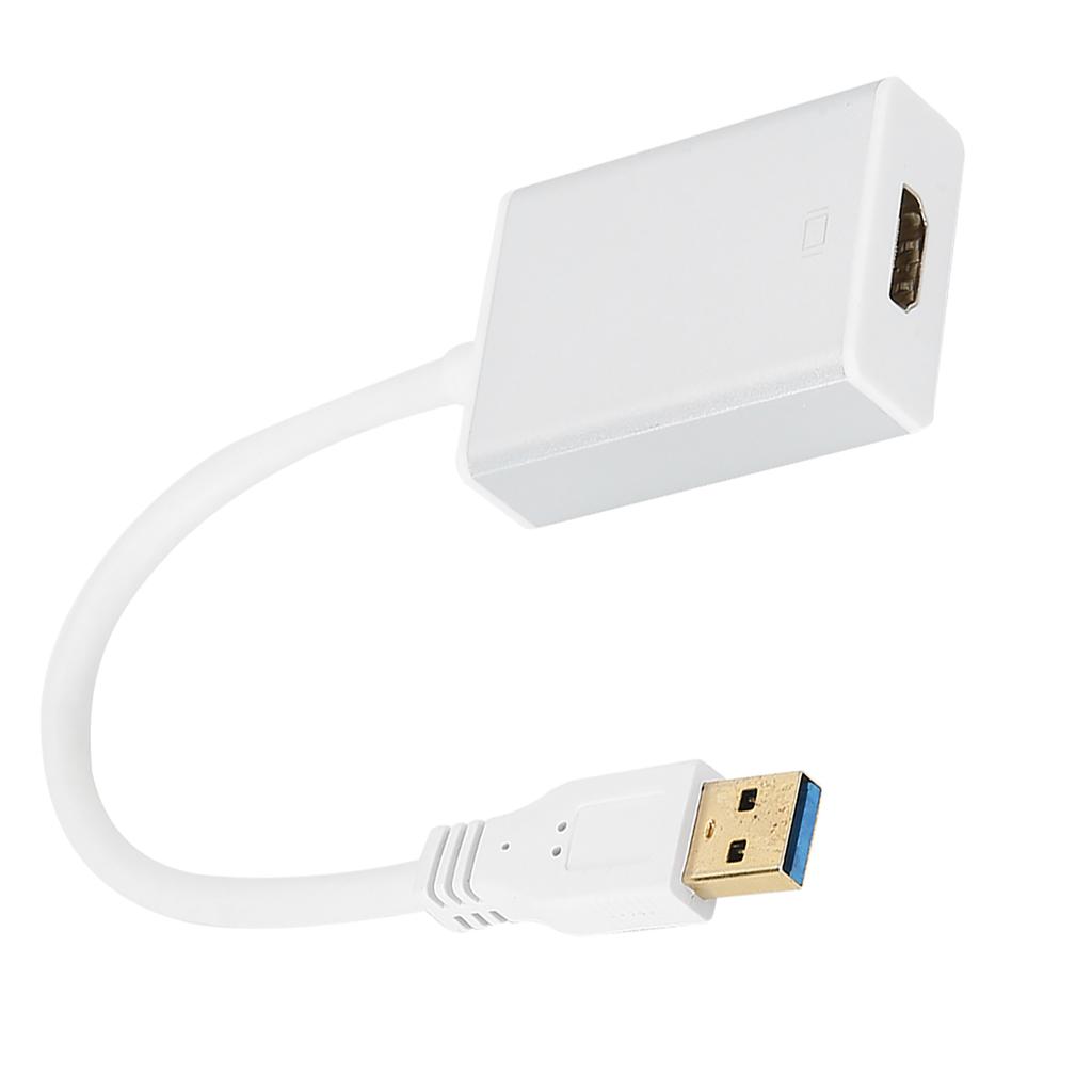 USB 3.0 to HDMI Cable Adapter Converter 1080P Display for PC OS X HDTV Projector