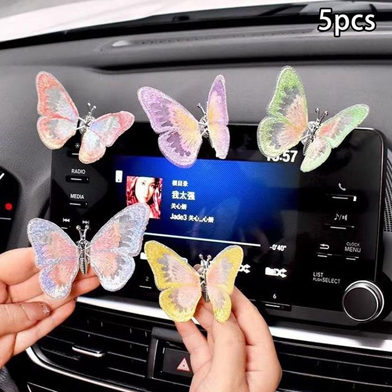 

Движущаяся бабочка, украшение на приборную панель автомобиля, декоративный орнамент на центральную консоль, воздуховоды, аксессуары для интерьера автомобиля