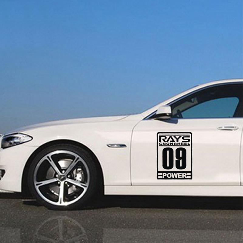 

RAYS POWER WTCC Style Racing car sticker,DIY Automobile Side Door Decor Stickers And Decals styling For Peugeot/Bmw e39/mercedes 20CM красный