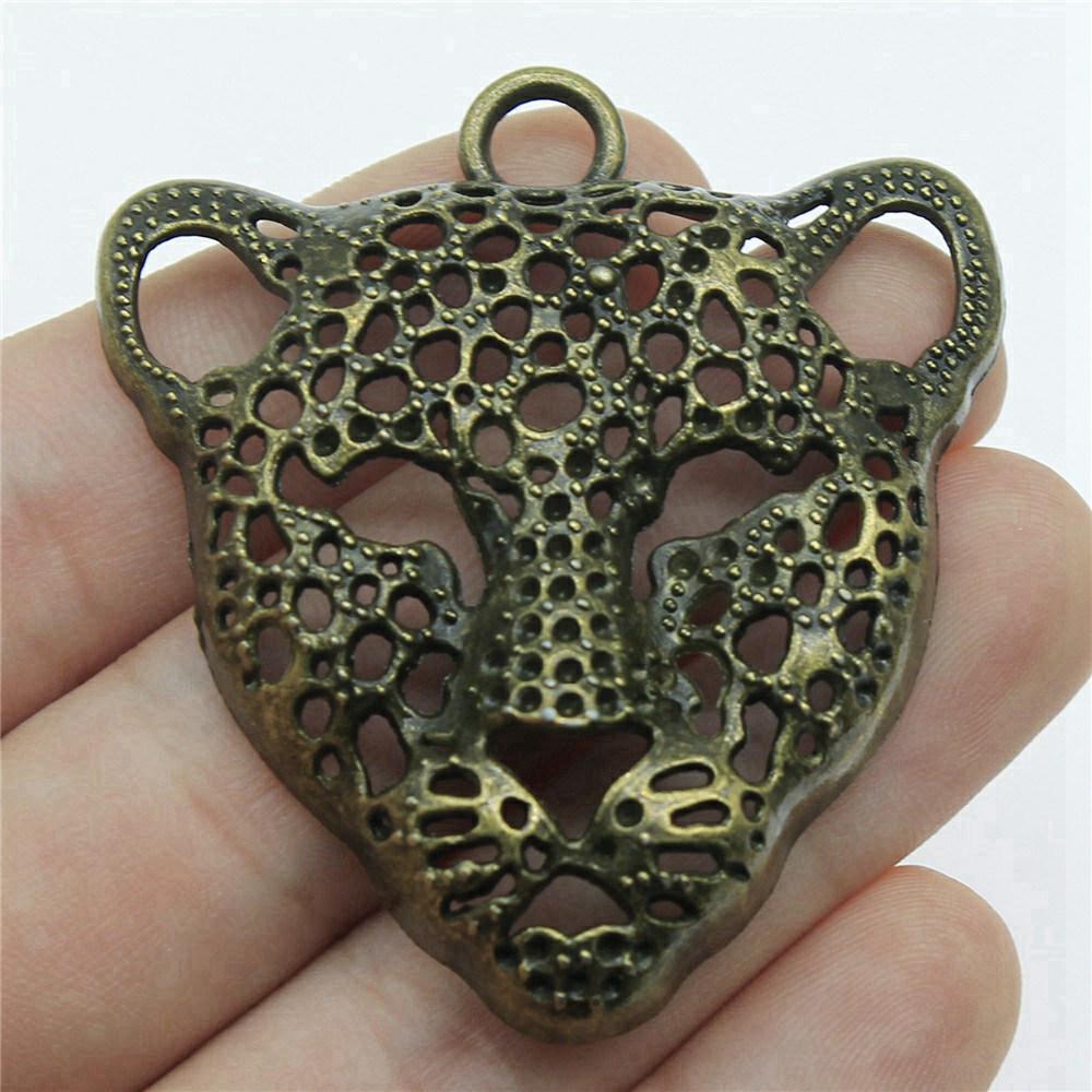 Charms Tiger Lion Wolf Pendants Kids' Jewelry Materials QC131
