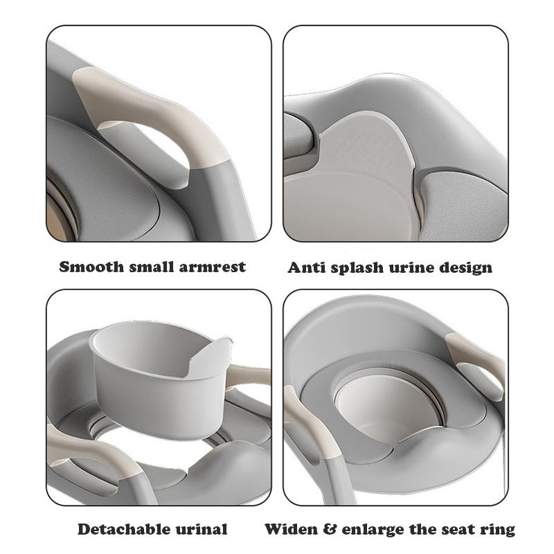 Newly Upgraded Baby Boy Portable Potty Child Potty Training Seat Baby Toilet Pot Step Stool Baby Potty Portable Child Urinal