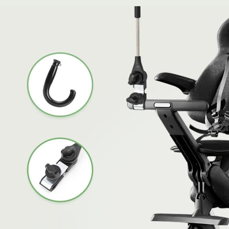 Verstellbarer Kinderwagenhalter Ständer Regenschirmhalter Sonnenschutz Regendicht Faltbares Kinderwagenzubehör, 1 Stück