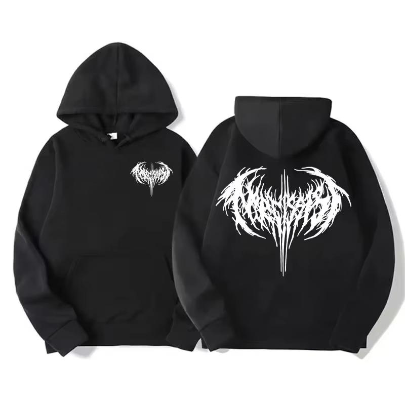 Rapper Grafik Hoodies Herren Retro Hip Hop Hoodie Mode Übergroßes Sweatshirt Streetwear