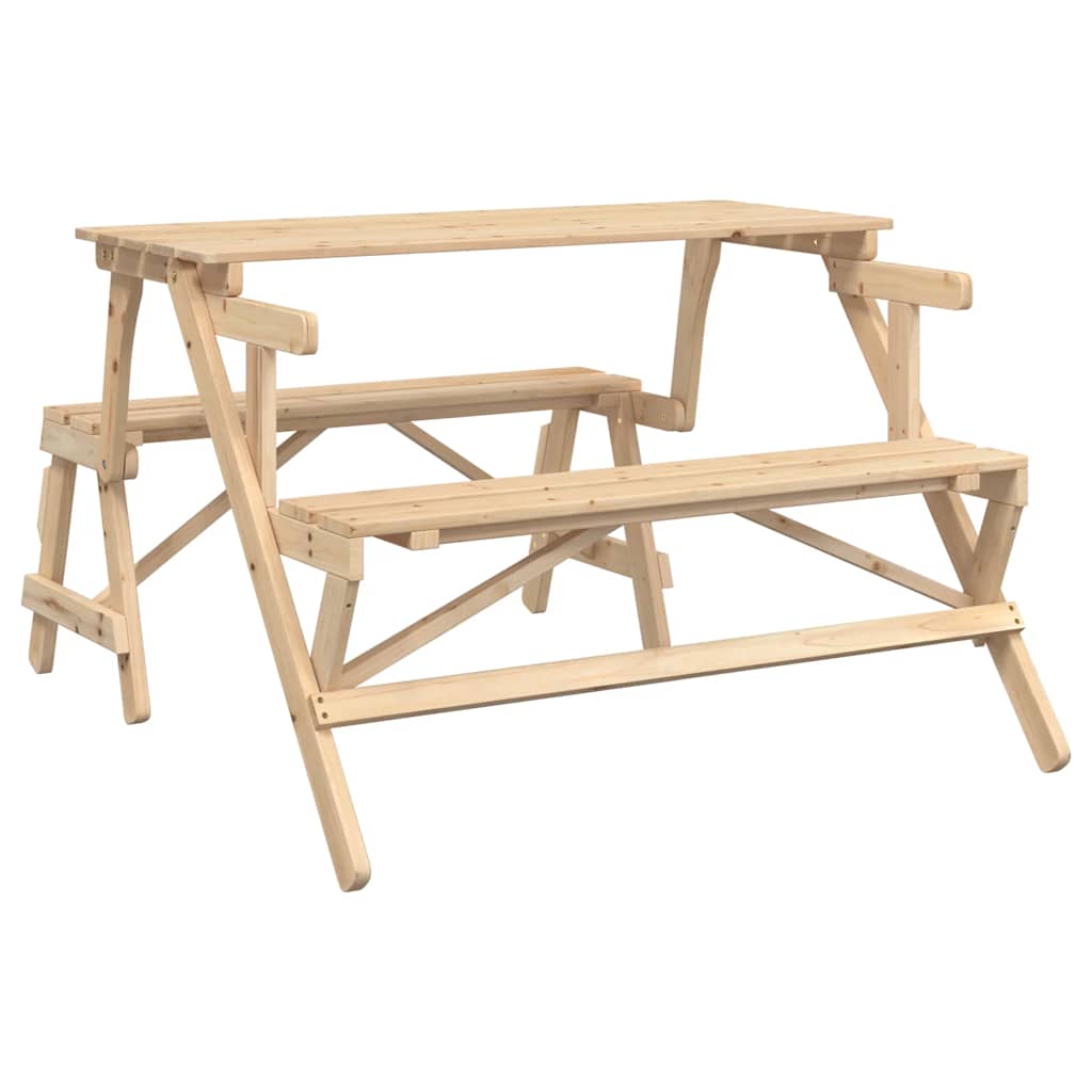 2 in 1 Picnic Table with