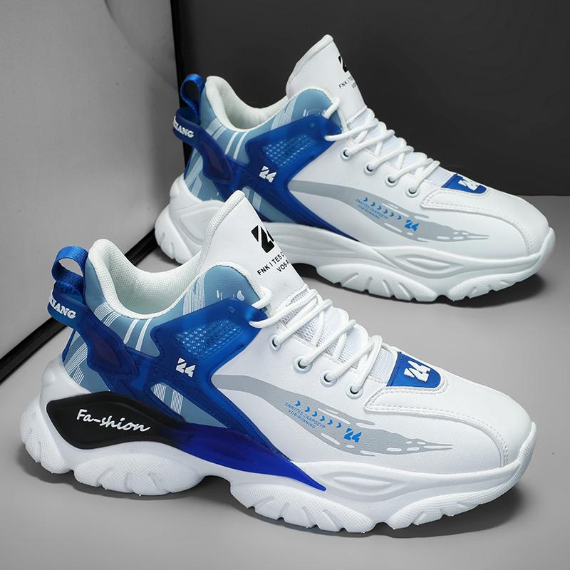 

Мода PARZIVAL Модные кроссовки Осенняя мужская обувь Мужская спортивная обувь Кожаная мужская повседневная обувь Прогулочные кроссовки для бега Дропшиппинг 44