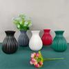 FIower Art Plastic Flower Pot Anti-fall Destop Decorative Vase Nordic Hydroponic Vase  Desktop