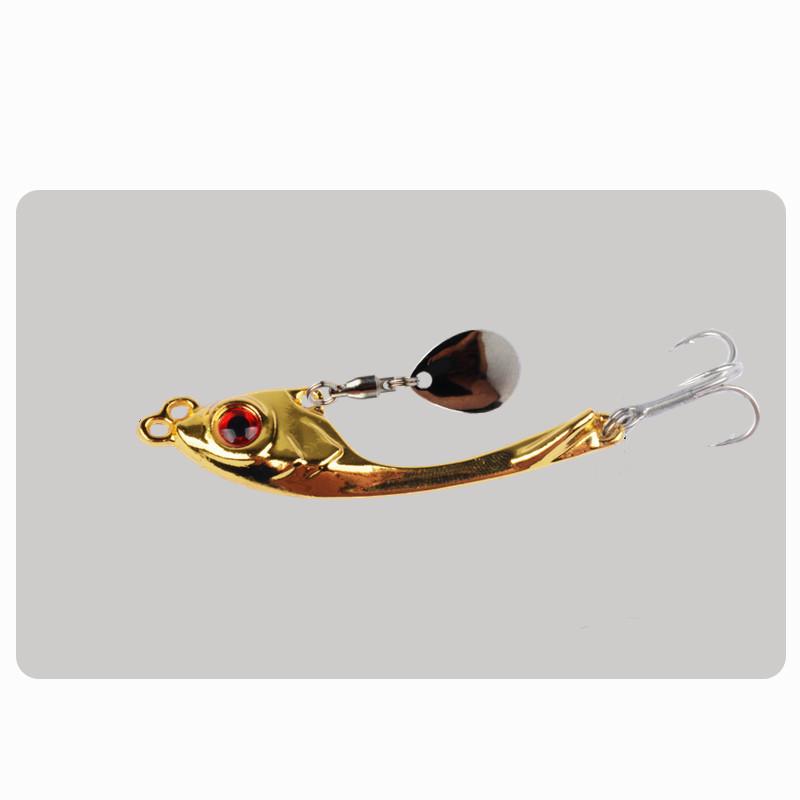 

Xuan Yue VIB Металлический Спиннербейт: Дальнобойная, колеблющаяся, вращающаяся искусственная приманка для судака и окуня в пресной и соленой воде. 10g