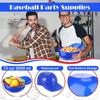 12 Sets Baseball Helmet Ice Cream Bowls with Spoons Reusable BPA Free Mini Dessert Cups Sundae Bowls Parfait Cups Appetizer Cups Birthday Party