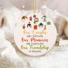 Friendship Ornament 2025 – Best Friend Ornament, Our Laughs Are Limitless, Our Memories Are Countless, Our Friendship Is Endless –Gift for