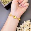National Trend Small Peach Blossom Opening Ladies Light Luxury Design High-end Bracelet