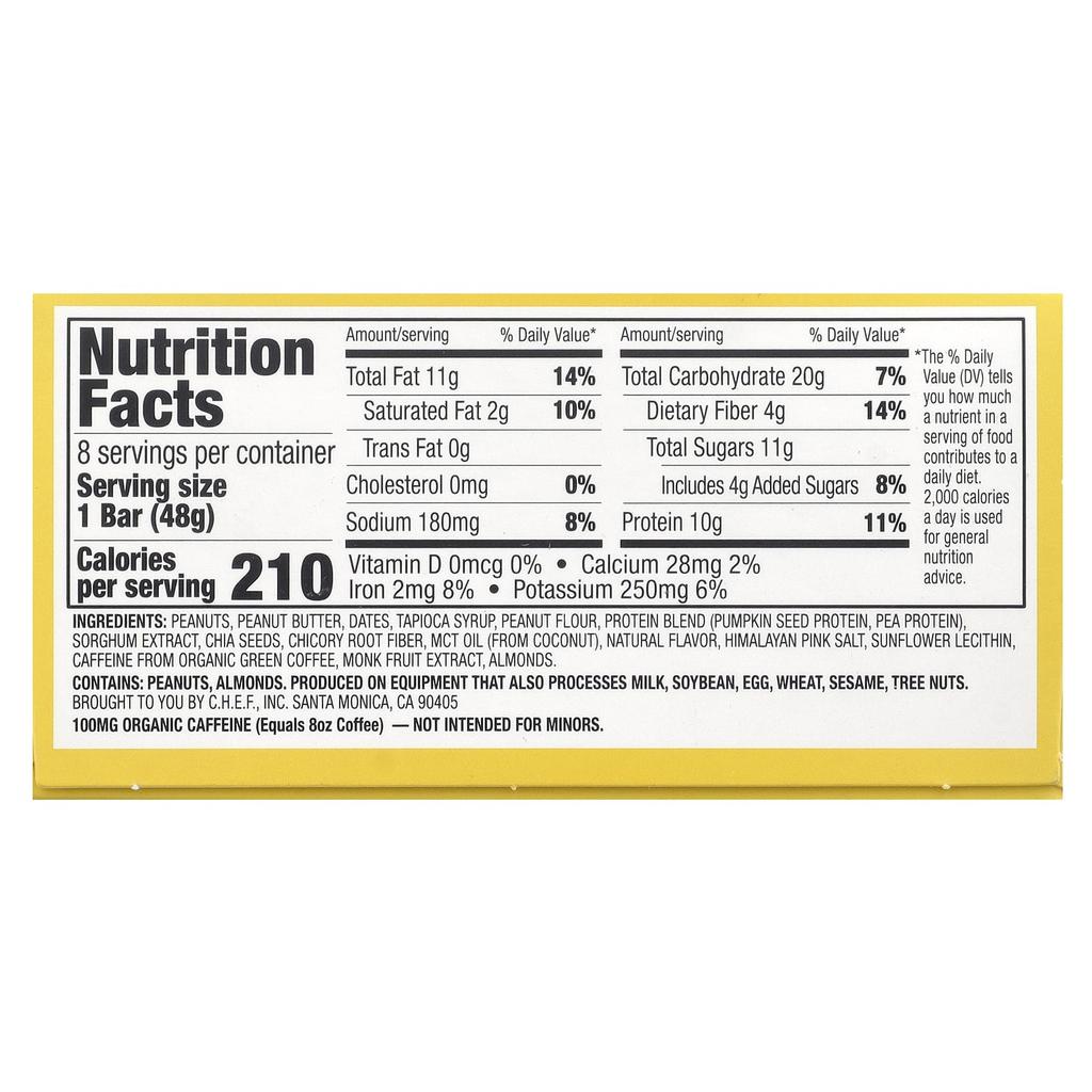 Salted Peanut Butter Crunch, 8 Pieces, 48G (1.69Oz) Each