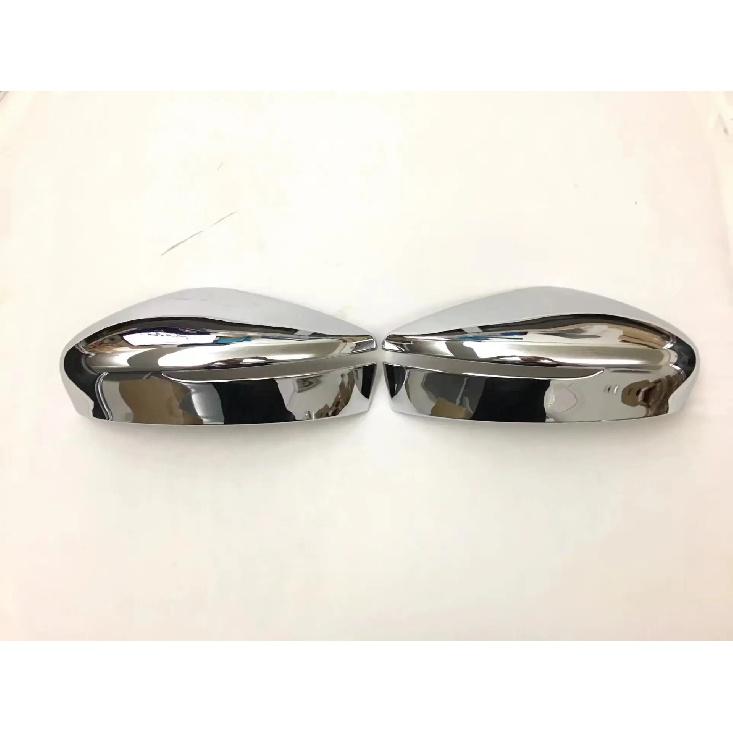 Car Back Rear View Eyebrow Side Door Mirror Cover Stick Trim Frame Hood 2PCs For Nissan Kicks 2017 2018