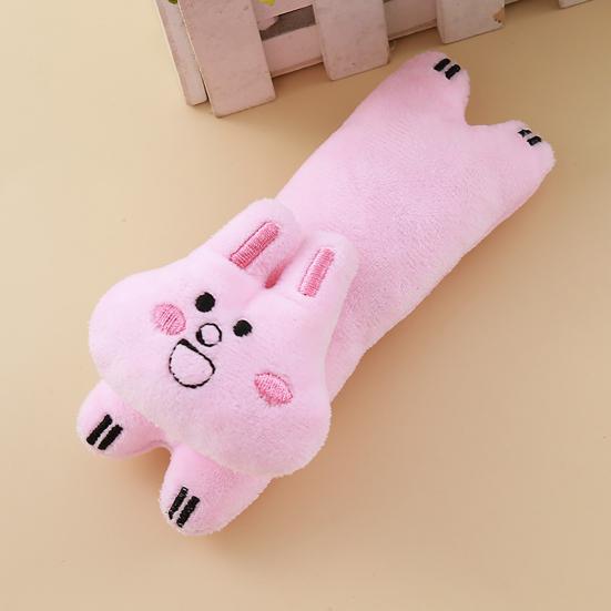Pet Toy Realistic Animal Shape Bite-Resistant Plush Chew Toy with Catnip Relieves Boredom Simulation Modeling Teeth Cleaning