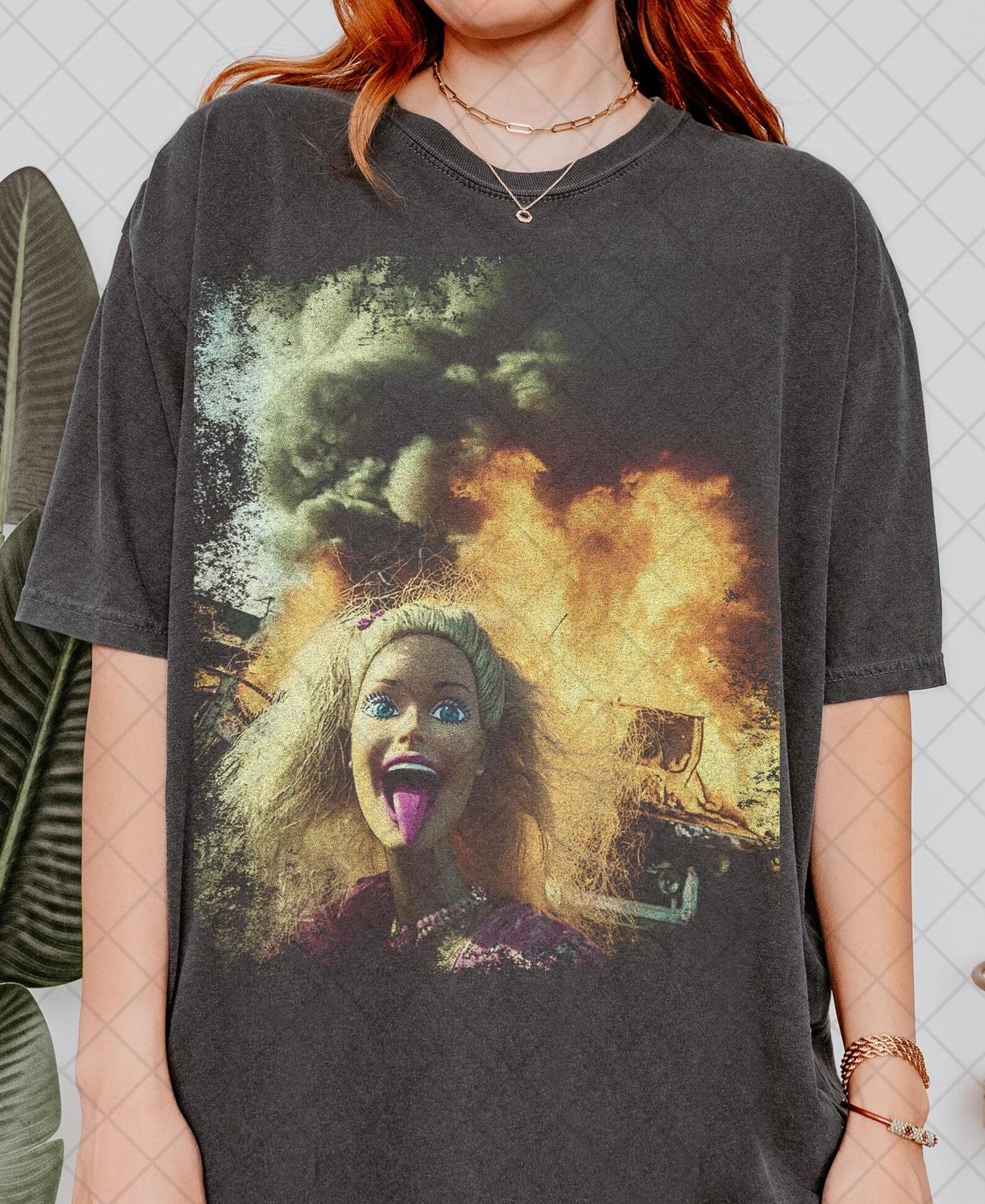 Comfort Colors Distressed Doll Face Meme T shirt, Shocked Doll Face T shirt, Gift For Woman and Man Unisex T shirt S