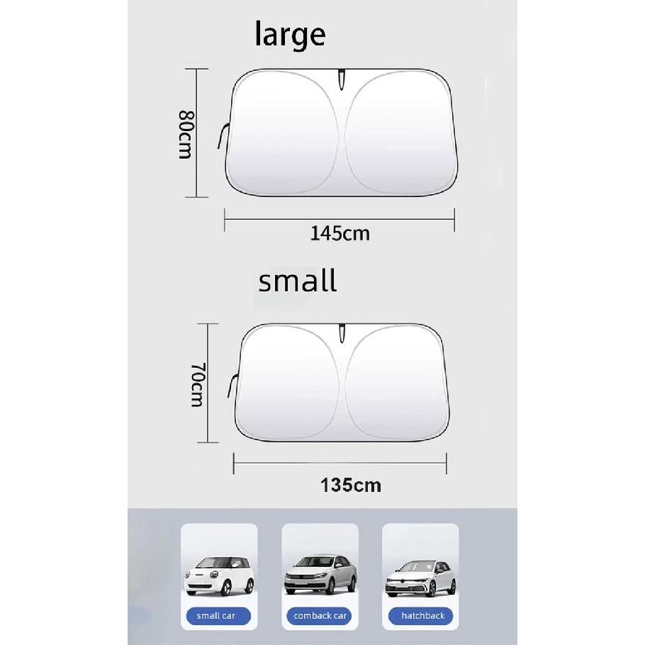 Auto Folding Sun Shade Windshield Visor Cover Car Front Window Sunshade UV Protection Summer Styling AccessoriesWindshield Sunshades 1