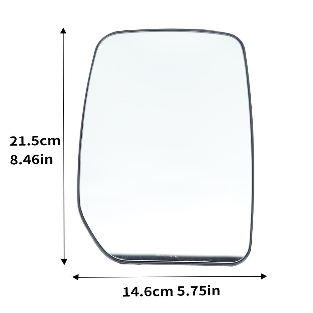 Side Mirror Glass Lens For Ford Transit MK6 Mk7 Van 2000-2014 Without Heated With Bottom Support Door Mirror Lens Accessories