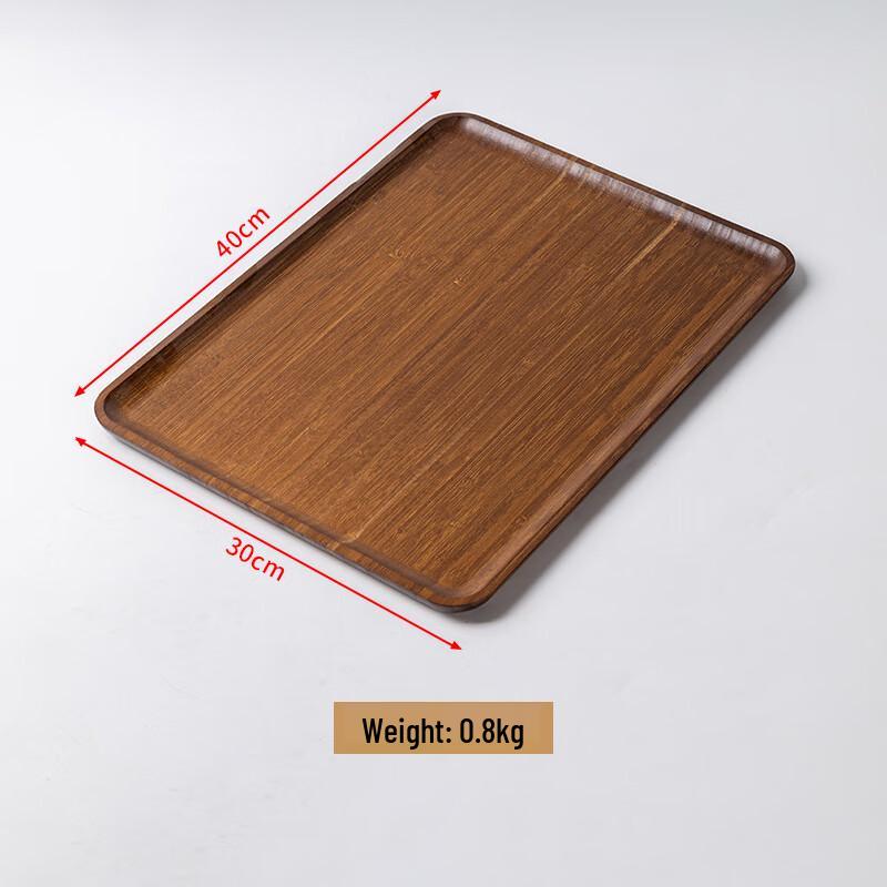 ZISIZ Bamboo Rectangular Serving Tray