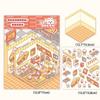 DIY Miniature Scene 3D Stickers Decorative Landscaping Stickers Kawaii Visual Stacking Sticker