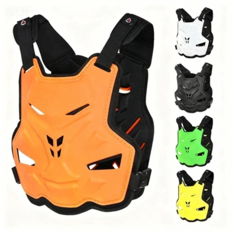 Motorcycle Armor Shirt Jacket with Chest Guard, Summer Impact Resistant Protective Top for Off-Road Racing Riding