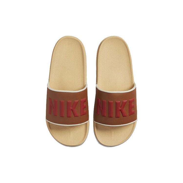 Nike Offcourt Slide Sesame Men Sneakers Brown Cinnabar Pecan BQ4639-200