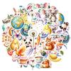 35-100pcs Fairy Tale Stickers Pvc Aesthetic Stationery Decorative Scrapbooking Luggage Laptop Cup Graffiti Decals Supplies