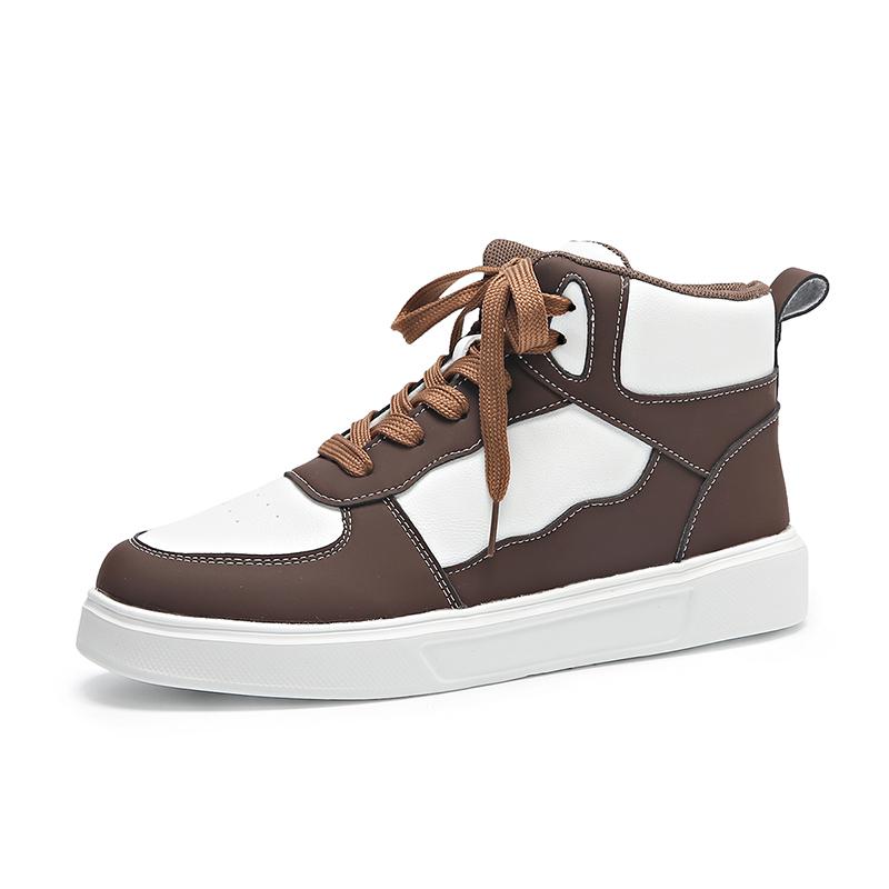 Fashion 2024 New Board Shoes Women's Running Thick Sole Sneakers Fashion Patchwork Lace Up Couple Shoes Student Sport Breathable Loafers