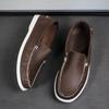 Fashion 2024 Fashion Casual Shoe Italian Designer Genuine Leather Solid Color Mens Shoes Minimalist Business Outdoor Comfort Man Loafers