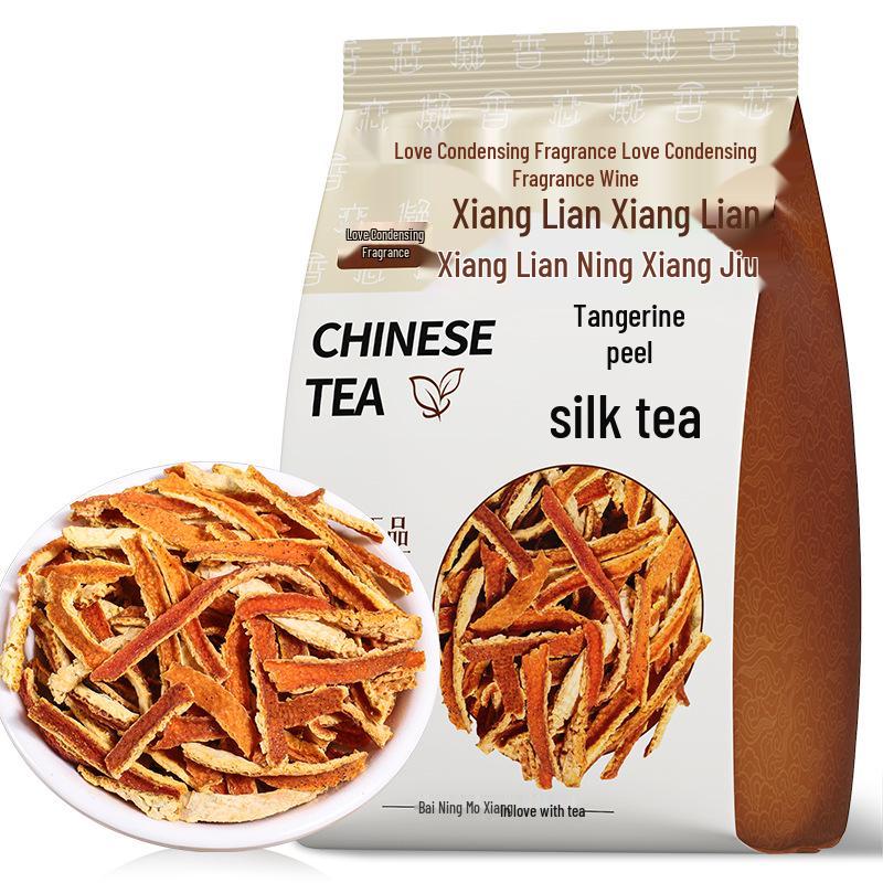 Love Condensing Sulfur-Free Aged Tangerine Peel Strips, 125g - Perfect for Infusions and Herbal Teas