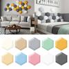 Autocolante de perete 3D anti-coliziune Tapet hexagonal pentru decorarea camerei copiilor