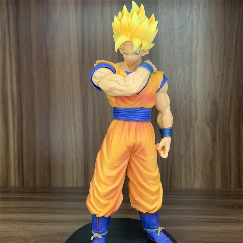 FigureCrazy Cell Figure Ultimate Shape Dragon Ball Z Goku Battle Soldiers Cell DBZ Figure Brush PVC Action Figure Collect Toy