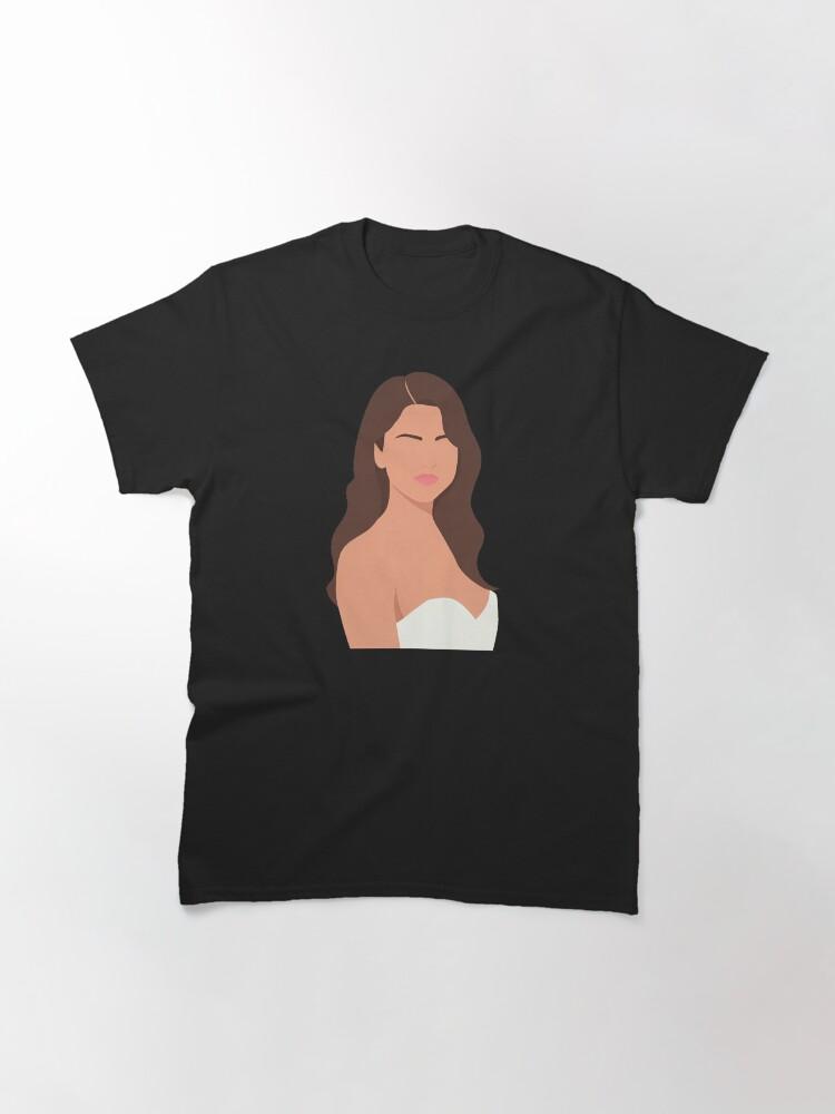 Selena Gomez Lineless Illustration Classic T-Shirt