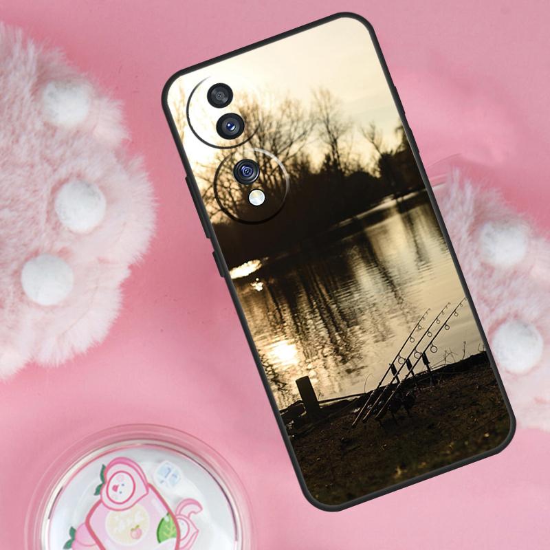 Carp Fishing Fish Case For Honor Magic 7 5 6 Lite Pro Honor 200 Pro 50 70 90 X9b X9a X8b X8a X8 X9 X9c Cover