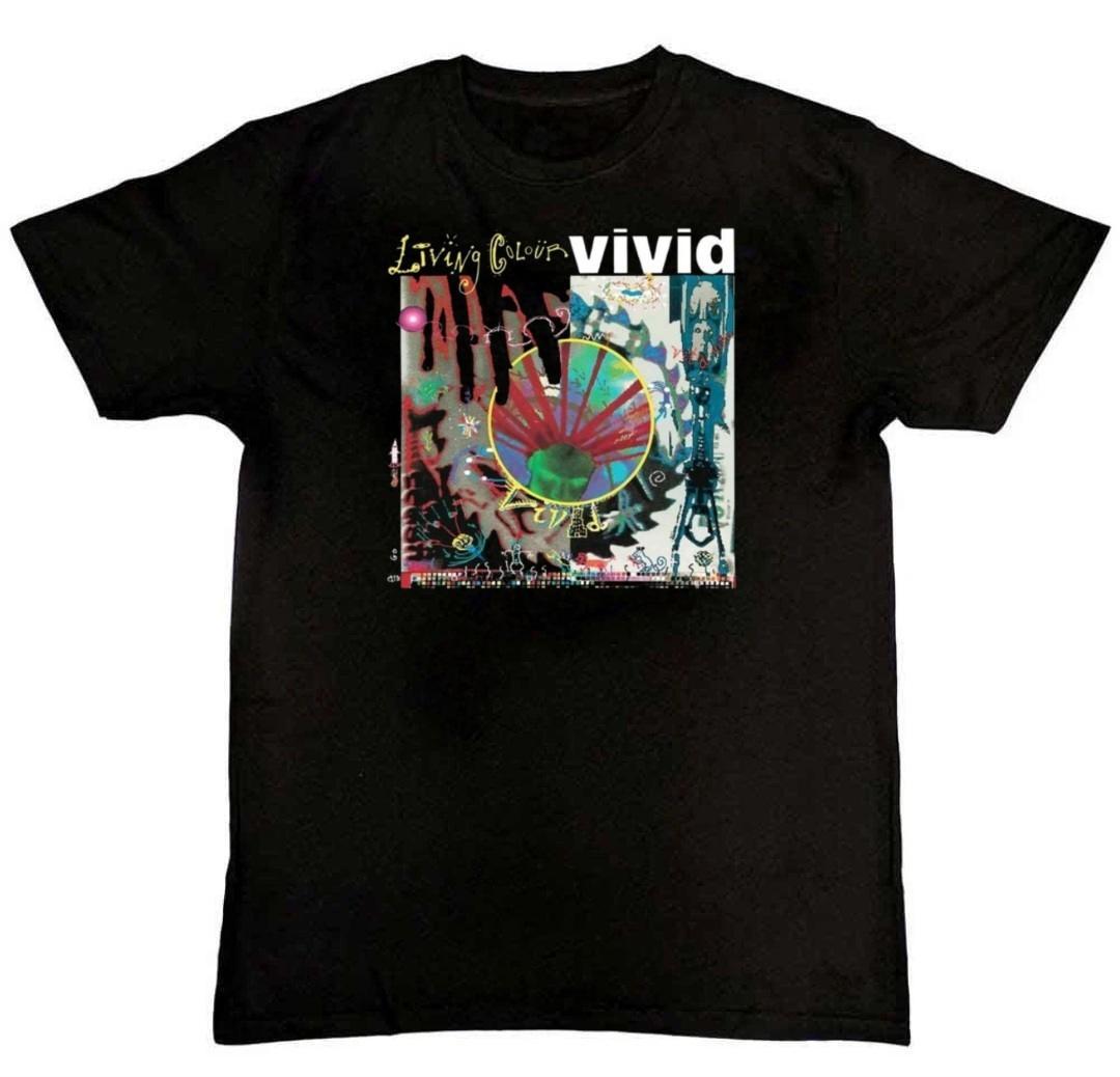 Living Colour Band Legend Vivid Album Mens T-Shirt L