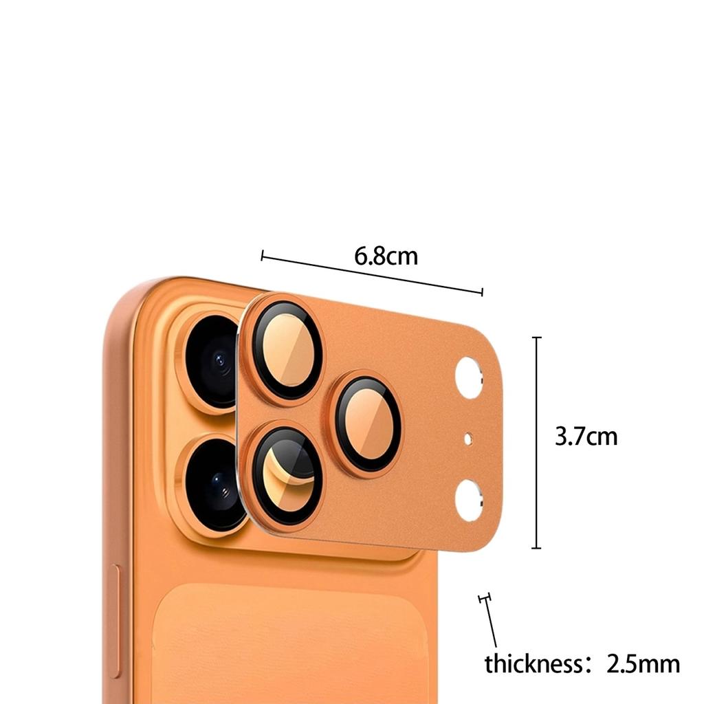 Shockproof Phone Clear Rear Camera Lens Protector Metal Frame Antiscratch Dustproof Water Resistant Coating Impact Absorption