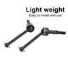 CVD RC Black Front and Rear Metal Drive Shafts for HPI RS4 Sport 3 RC 1 10 Model Car AccessoryBlack