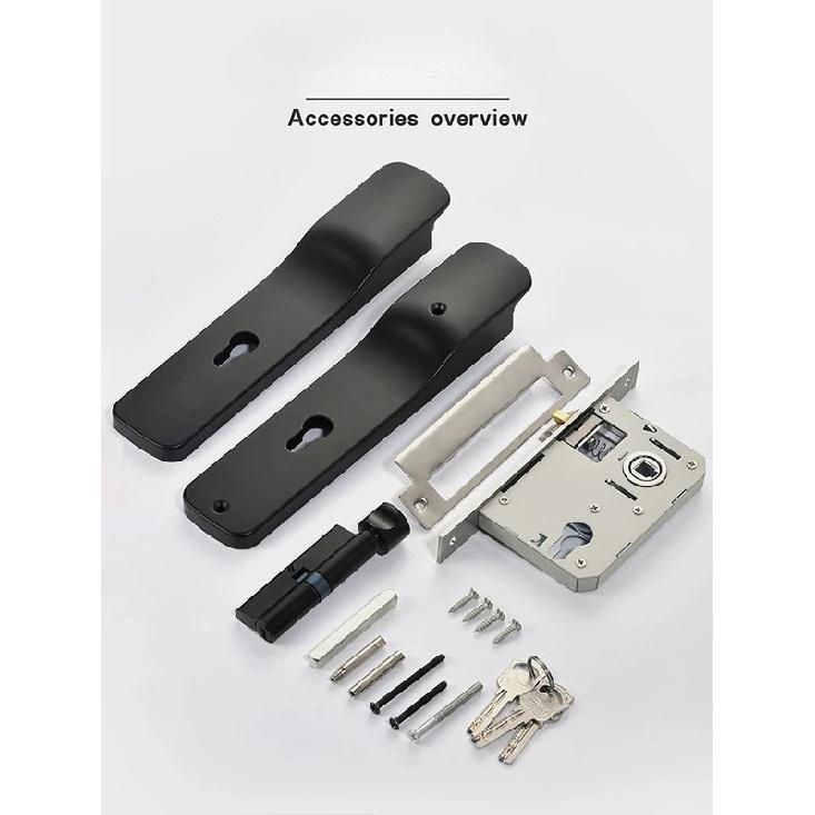2023New Invisible DoorLocks Silent Bedroom Solid Wood Door Locks Minimalist Household Universal Children's Pet Safety Door Locks