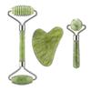 2026 Dual-Head Jade Facial Massage Roller and Guasha Kit Set