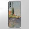 Claude Monet Phone Case For Samsung Galaxy A12 A02S A22 A32 A52 A72 A71 A51 A41 A31 A21 A11 A50 A70 A10S A20S Black Cover