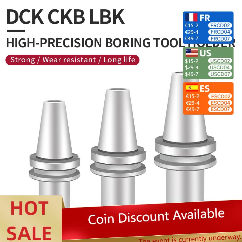 

1pc BT40 tool holder DCK1-6 CKB3 LBK5 60mm 75mm 100mm tool holder boring cutter Rough boring head Machining center CKB/DCK/LBK BT40-DCK1-100