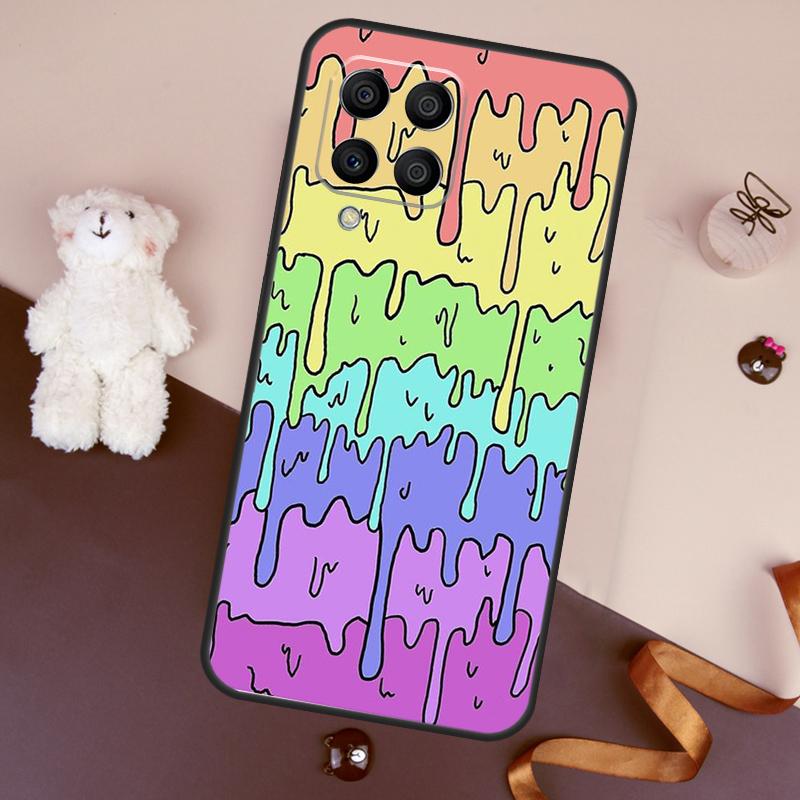 Pastel Kawaii Melting LGBTQ Design Case For Samsung Galaxy M36 M55 M35 M15 M56 M16 M54 M14 M34 M31 M11 M13 M53 M12 M32 M52 M06