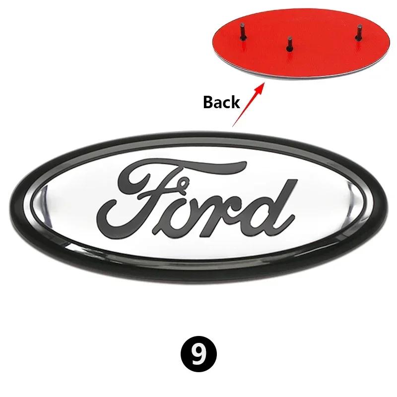 

Автомобильная наклейка 2026 Ford Новая 2025 Горячая ABS 22,5 см Автомобильный Передний Задний Значок Наклейка Наклейка на Багажник для Ford Edge Escape Fiesta Transit Rang 22.5cmX9cm