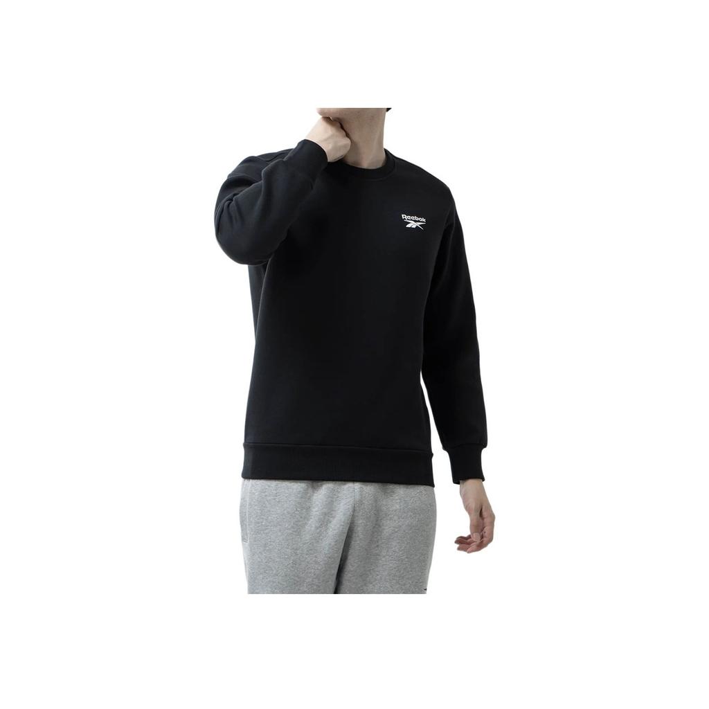 Reebok Solid Color Pullover Hoodie Unisex Hoodies Black GR8470