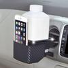 SEIWA Car Interior Drink Slanted Drink Carbon Fiber Carbon x Metal W891 Holder, Pocket, Look, Black,