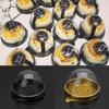 50g Round Moon Cake Trays Mooncake Packaging Box Container Holder 50 Pcs Top Sale