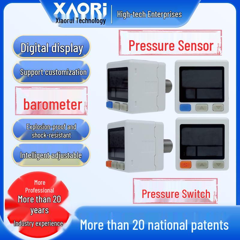 Xiaorui APS-1022PVN Digital Stainless Steel Pressure Gauge YN100bf