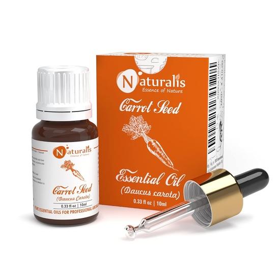 

Naturalis Essence of Nature Carrot Seed Essential Oil for Skin Rejuvenation & Healthy Hair | Perfect for Aromatherapy, Relaxation, Skin Therapy - 10ml 10ML