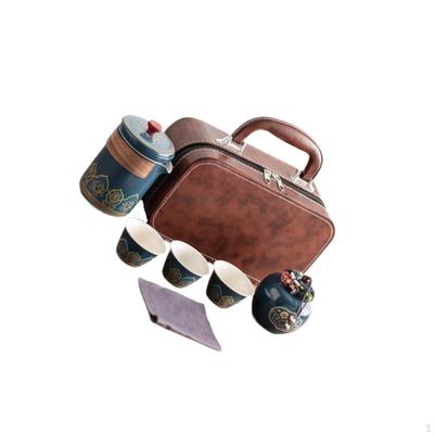 Travel Tea Set with Stylish Carrying Bag